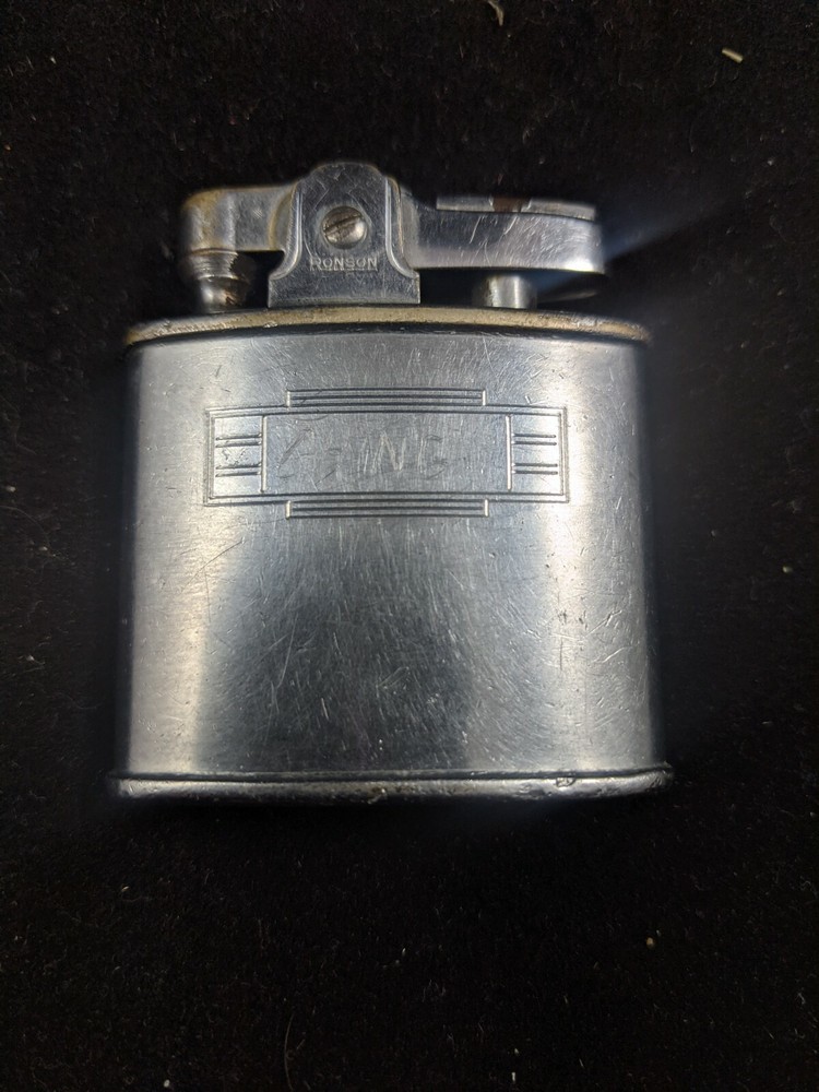 Vintage Ronson USA Steel Lighter