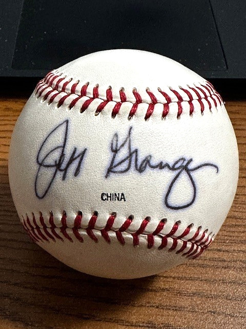 JEFF GRANGER 2 SIGNED AUTOGRAPHED LL BASEBALL!  Royals, Pirates!
