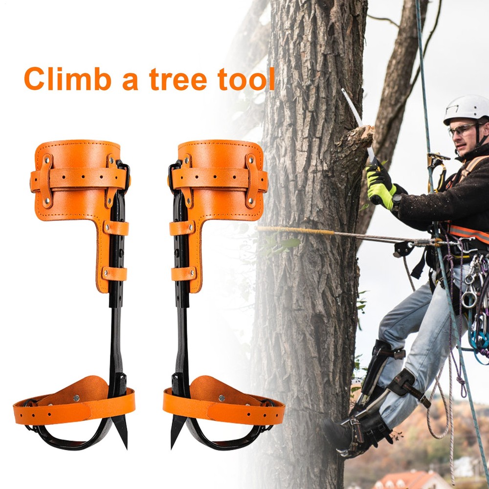 Tree Climbing Spike Set with Safety Belt for Tree Work Camping Accessories