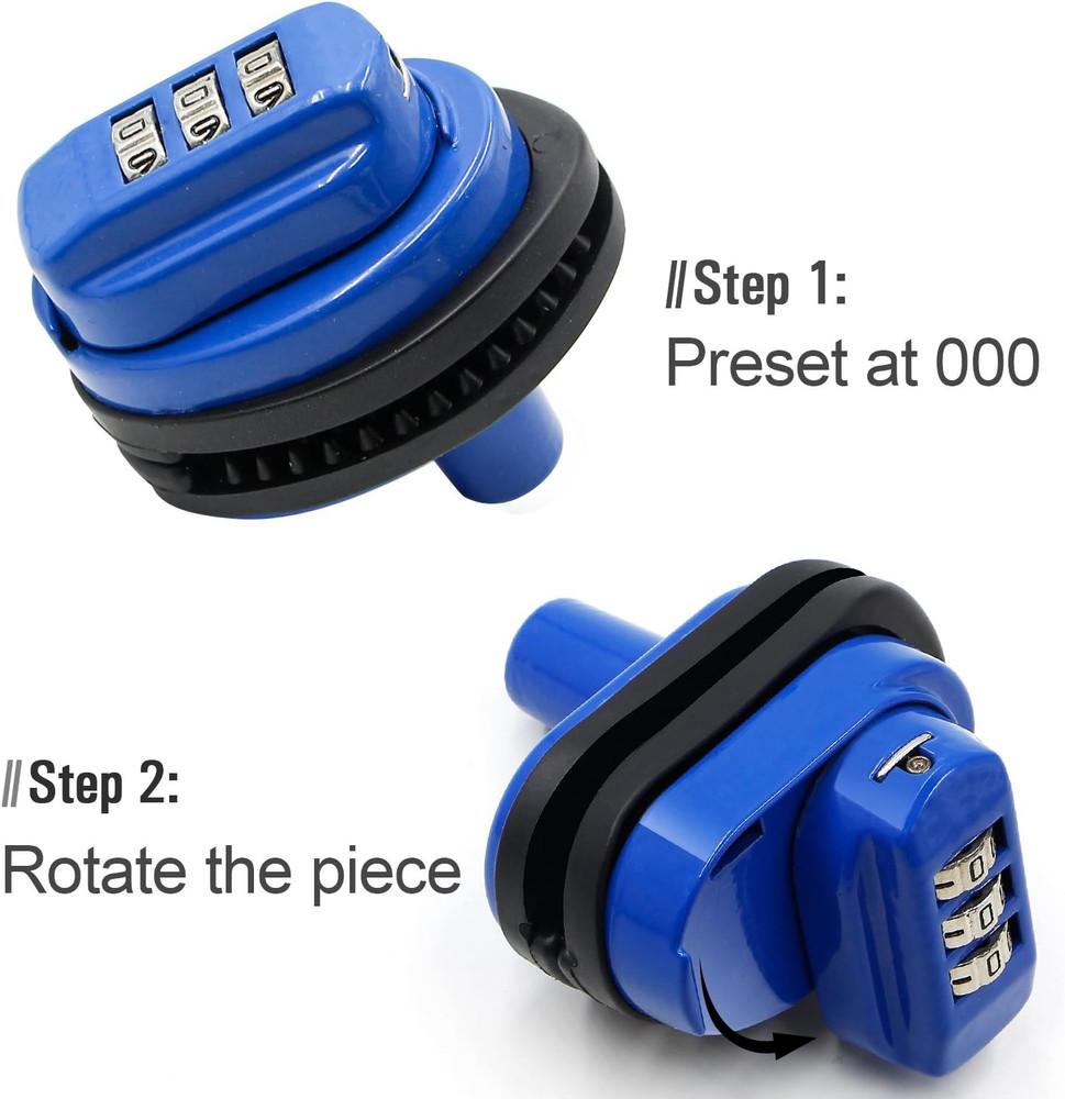 Trigger Lock 3 Digit Combination Gun Lock Gun Trigger Lock Accessories Blue