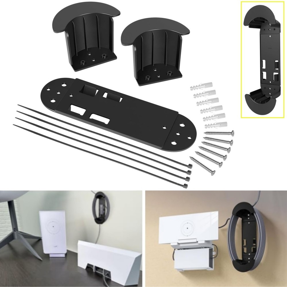 For StarLink Gen 3 Cable & V2 Ethernet Adapter Cable Caddy Holder Mounting Kit