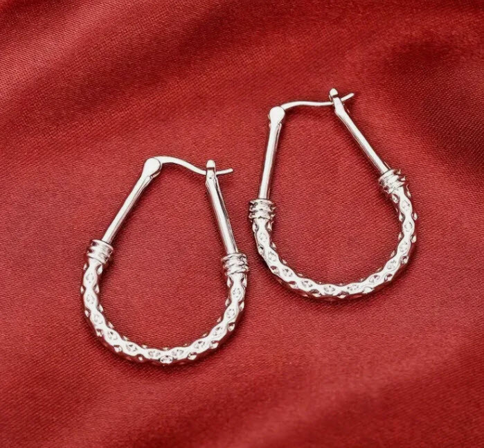 BRIGHTON BEACH Water Drop Hoop Earrings