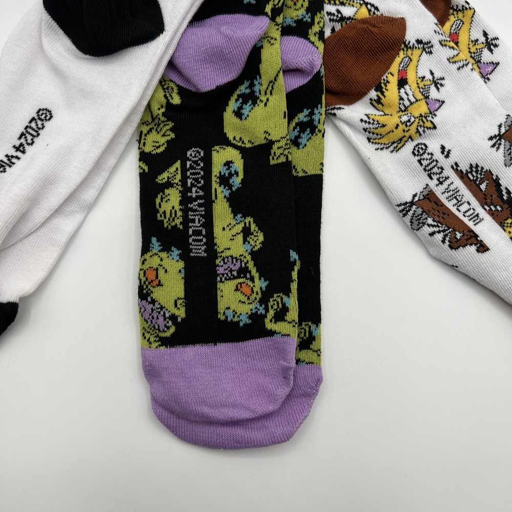 Nickelodeon Crew Socks 3 Pair One Size Fits Most