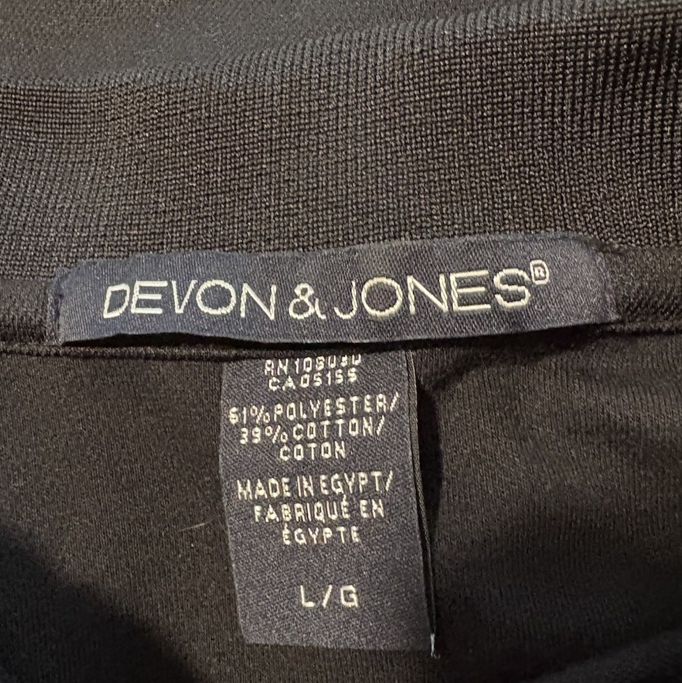 Hook ‘20 Naval Air Training Command Shirt Men Large Polo Embroidered Devon Jones
