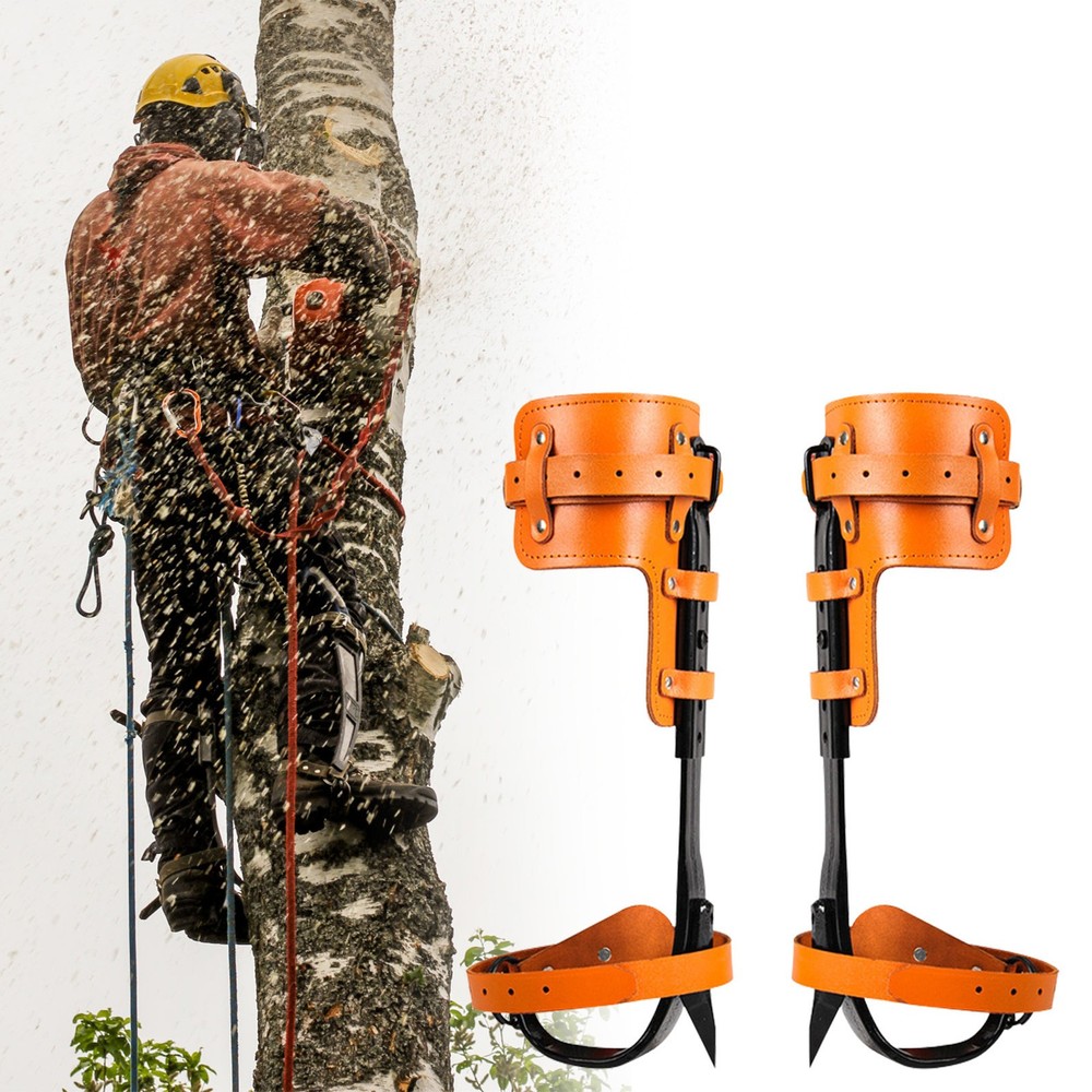 Tree Climbing Spike Set with Safety Belt for Tree Work Camping Accessories