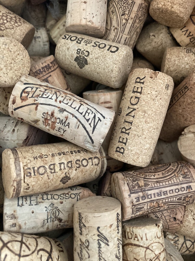 used natural wine corks 100