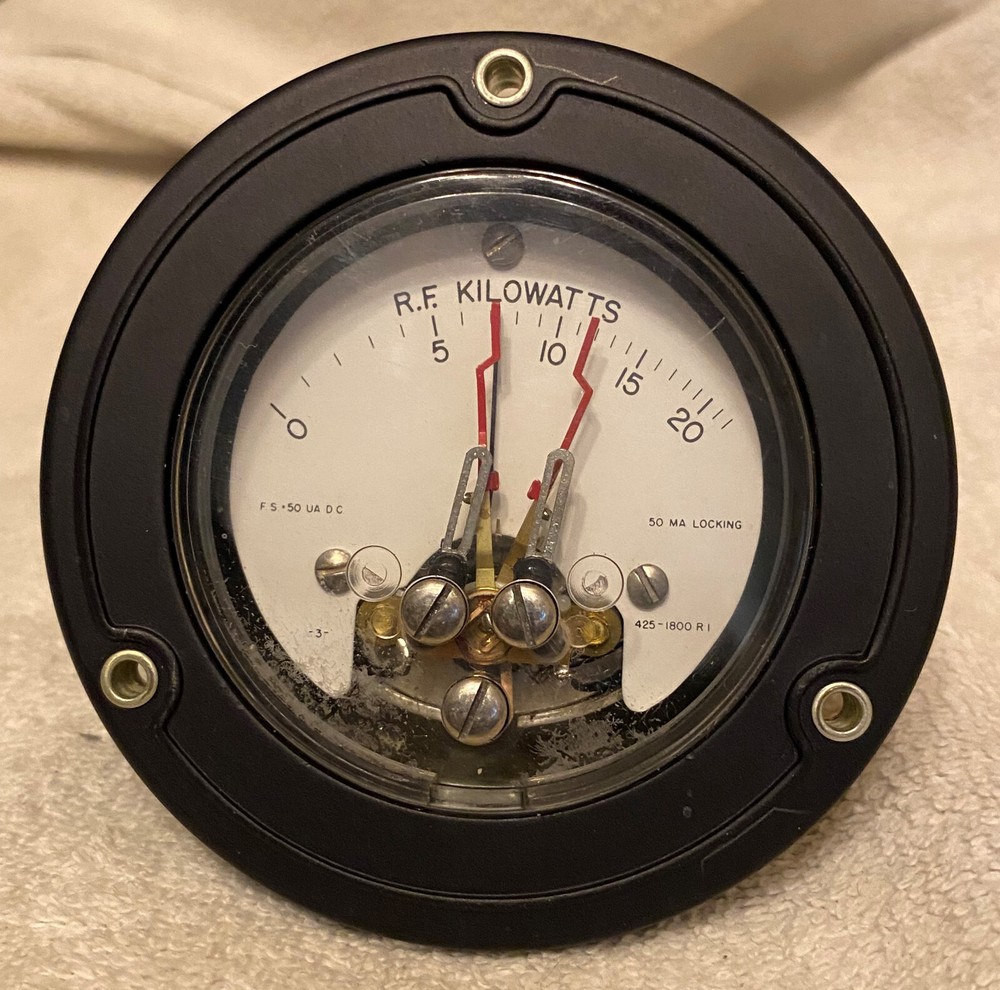Triplett RF POWER Panel Meter MODEL 35-1882-4503 NOS