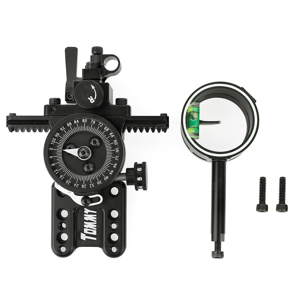 1 Pin Compound Bow Sight Micro Adjustable Adaptor 4x 6x 8x Scope Sight Shooting