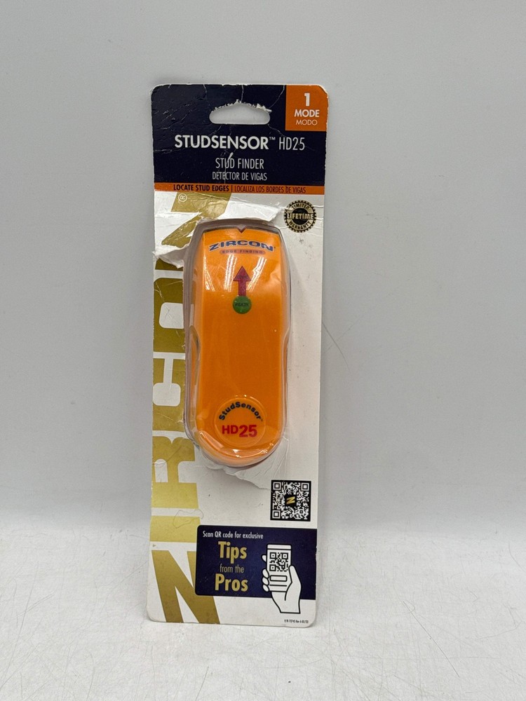 Zircon Stud Finder StudSensor Edge-Finding HD25 Wall Wood & Metal Stud Finders