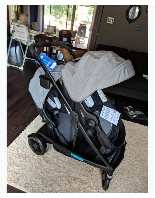 Graco Uno2Duo Stroller Second Seat, Ellington
