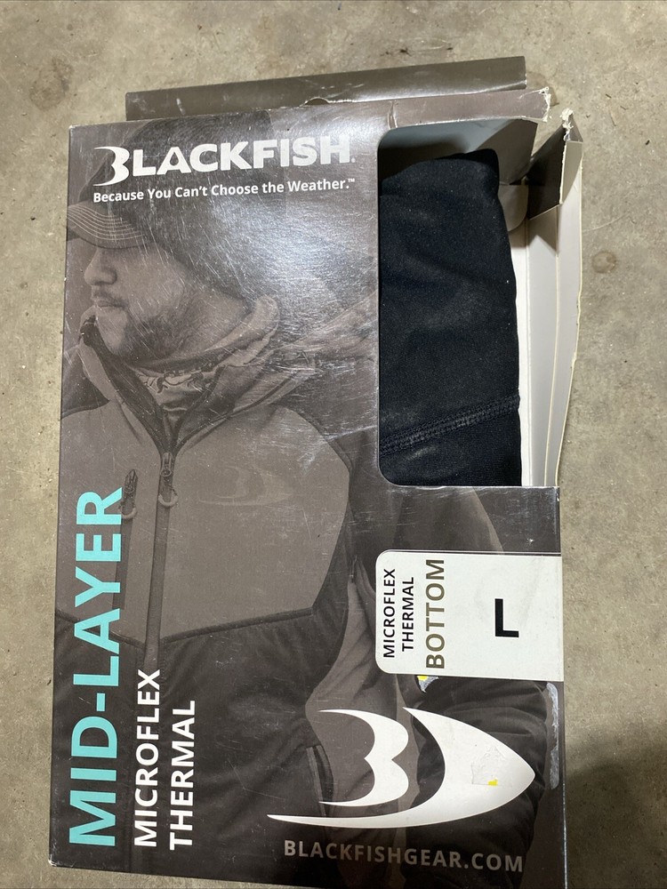 BLACKFISH Microflex Midlayer Bottom, Large, Black