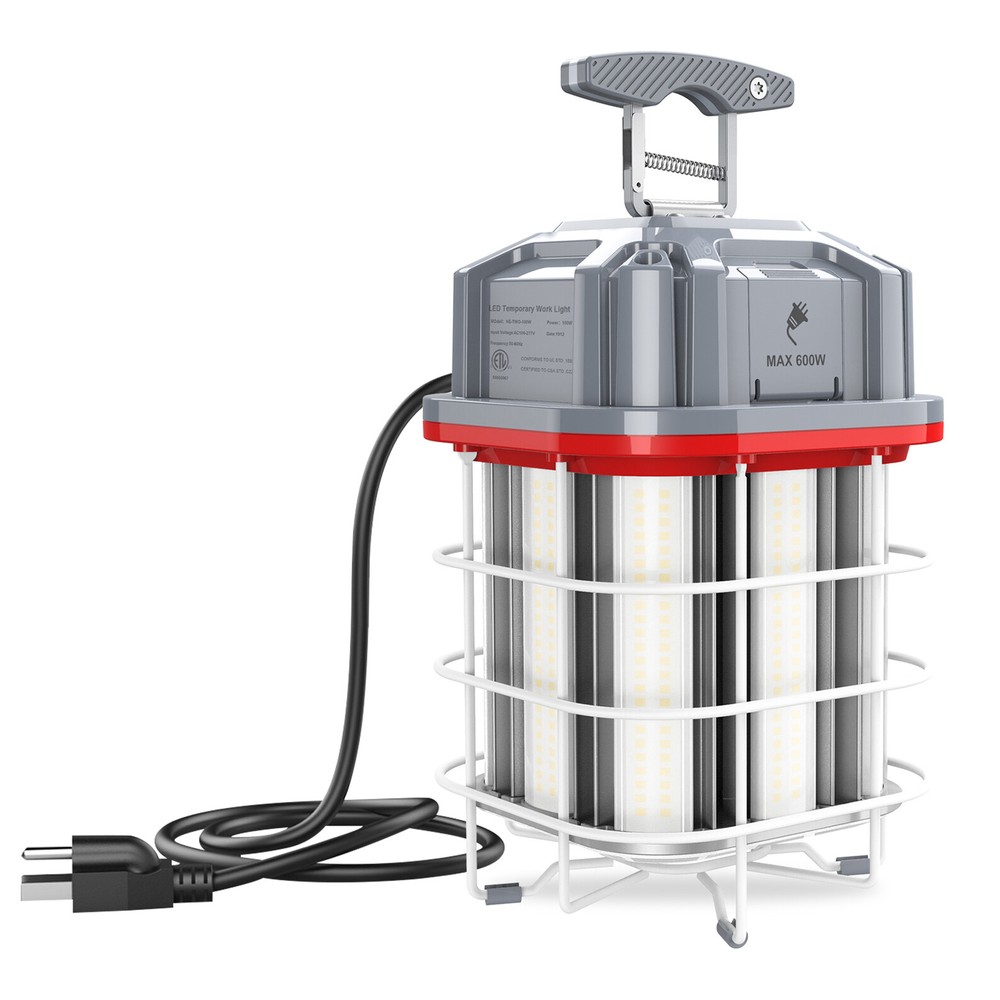 80W Linkable LED Temporary Work Light Building Construction Workshop Portable