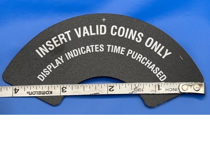 Duncan Parking Meter Decal For The Fine Box Silver Letters