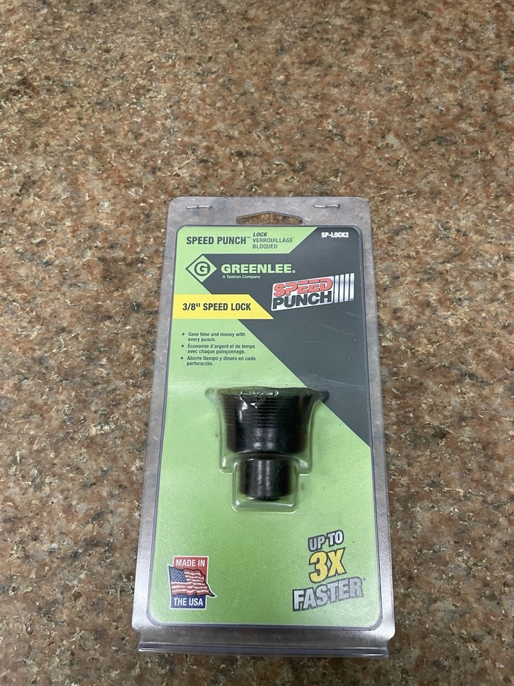 Greenlee Tools Speed Punch 3/8” Speed Lock