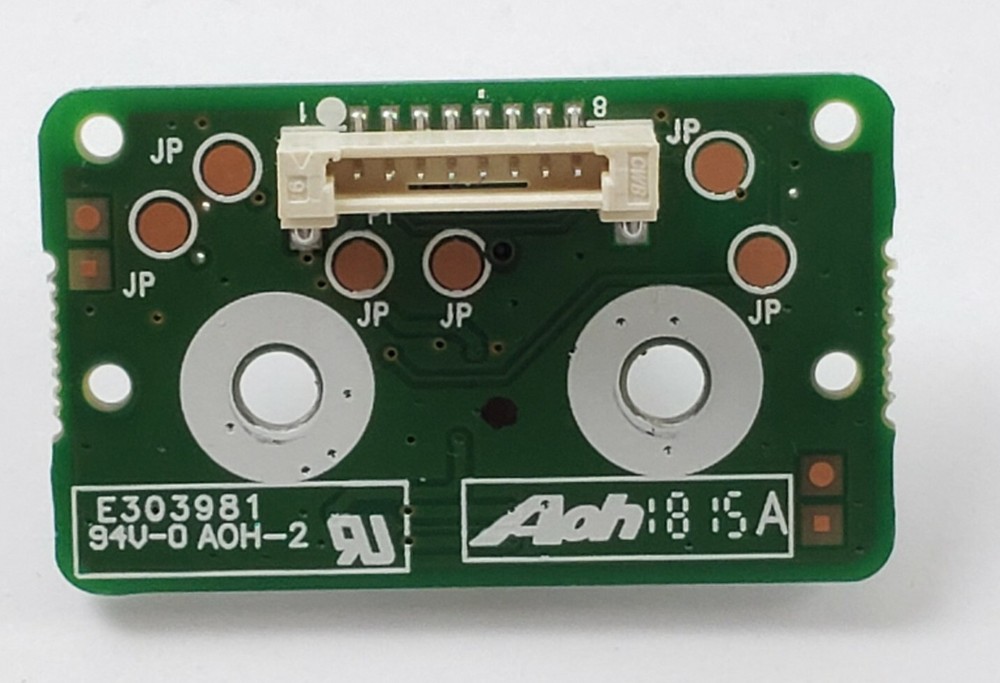 LG White Button Menu Function Button Board 34MA64D (P/N: EAX65469603)