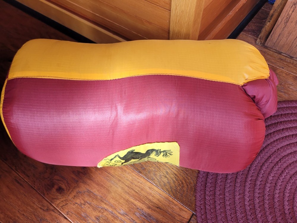 Vintage Herter’s Down Mummy Camping Sleeping Bag W/ Storage Bag