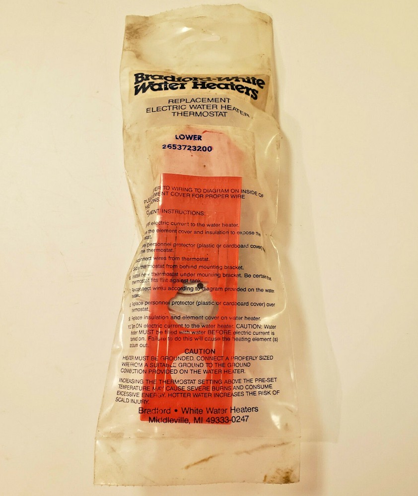 Bradford White Replacement Electronic Water-Heater Thermostat 2653723200