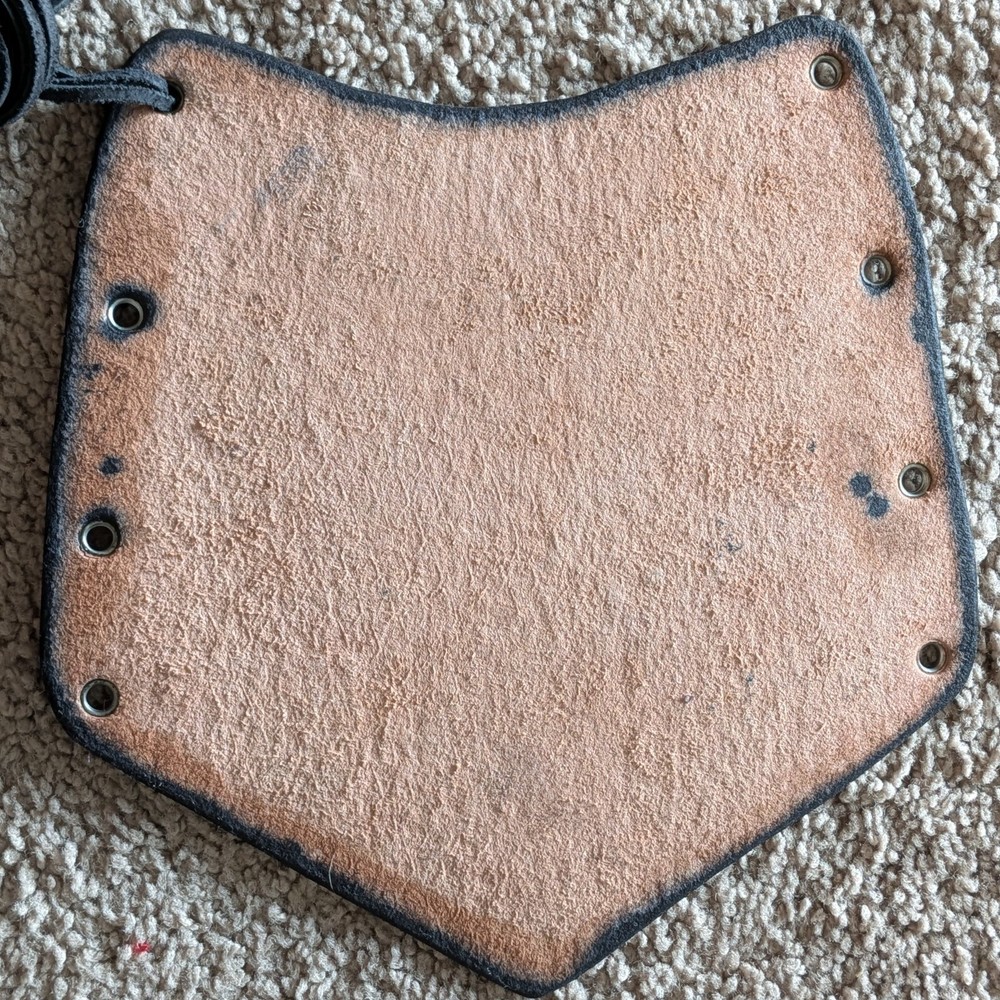 Leather Gauntlet Wristbands with Grommets and Laces