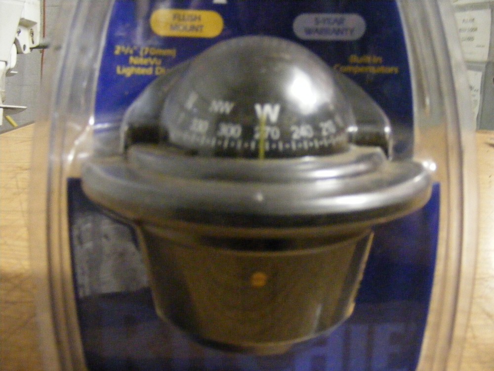 Ritchie Explorer Compass F-50 Flush Mount Traditional Black light 3.75" Hole