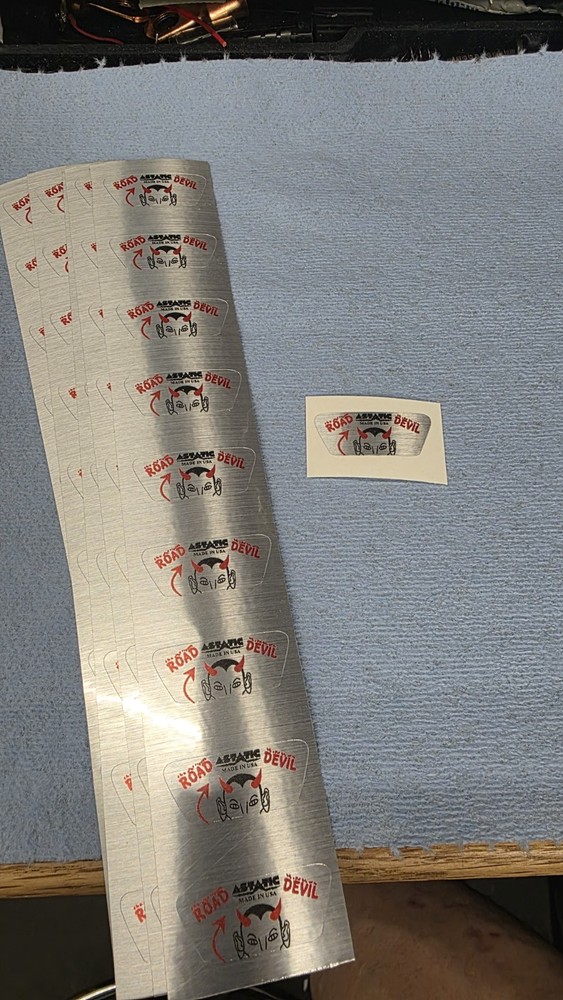 Astatic Road Devil Decal Reproduction.