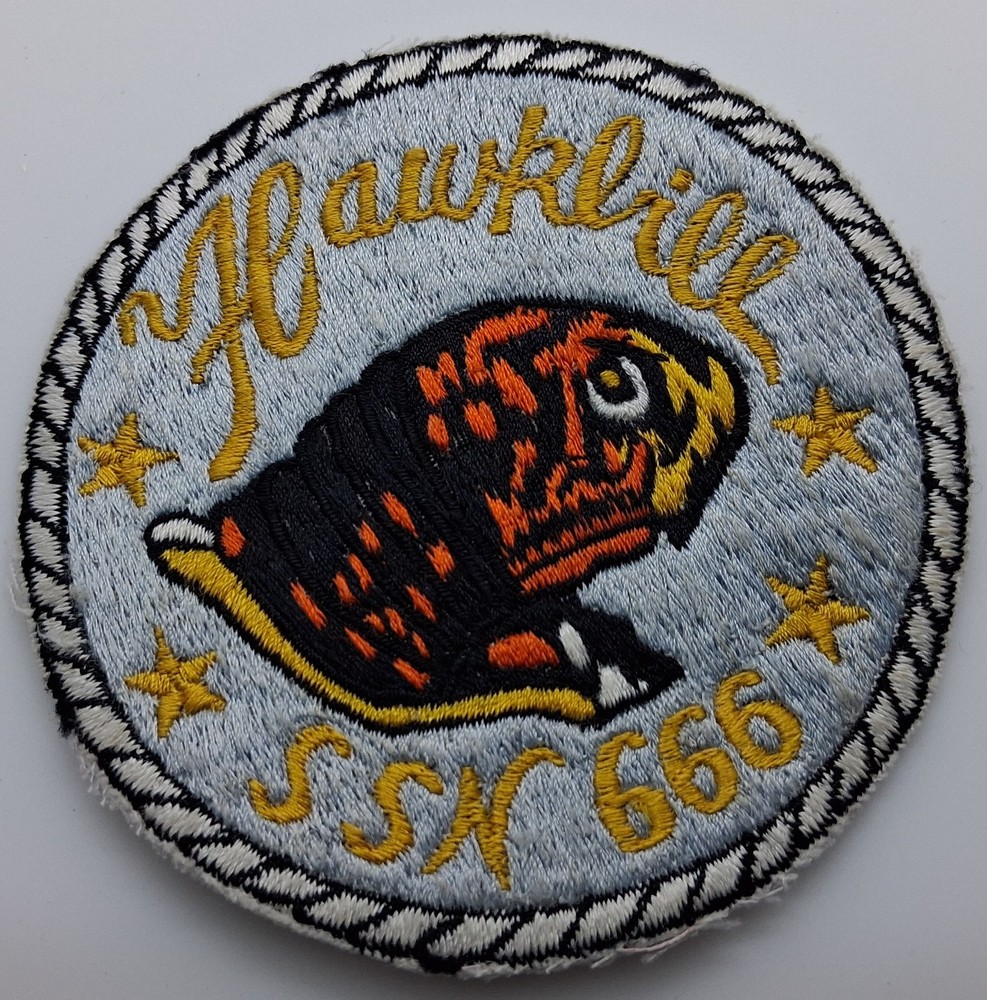 USS Hawkbill SSN-666 Patch