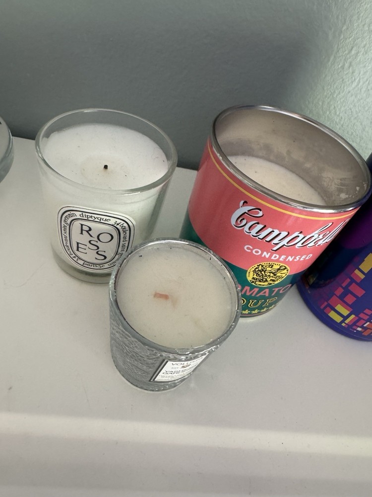 A Bundle Of Designer Candles ( Used)