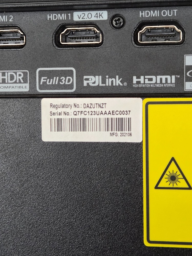 Laser Projector Optoma ZU720T 4K Used