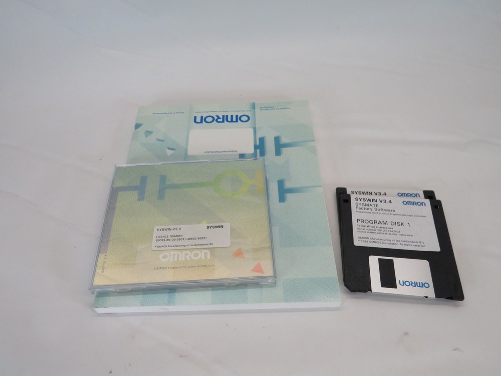 Omron SYSWIN-V3.4-NL Syswin Programming Tool for Logic Controller BOX DAMAGE NEW