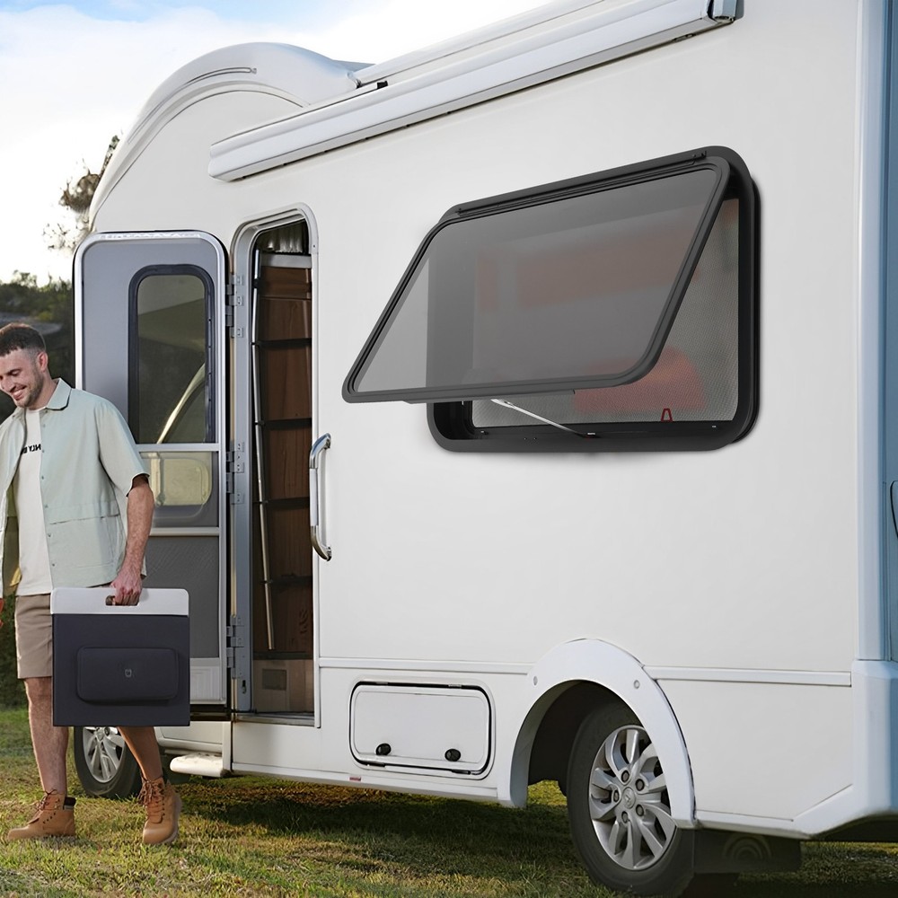 36" Wide x 22" Height Emergency Exit Window RV Window W/ Removable Screen