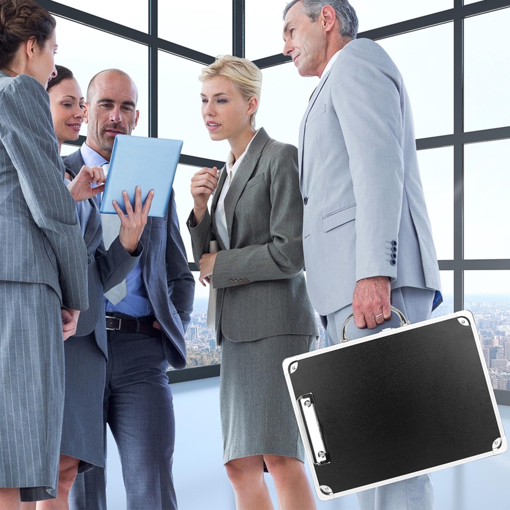 Clipboard with Storage Combination Lock Briefcase Clipboards Heavy Duty Box M...