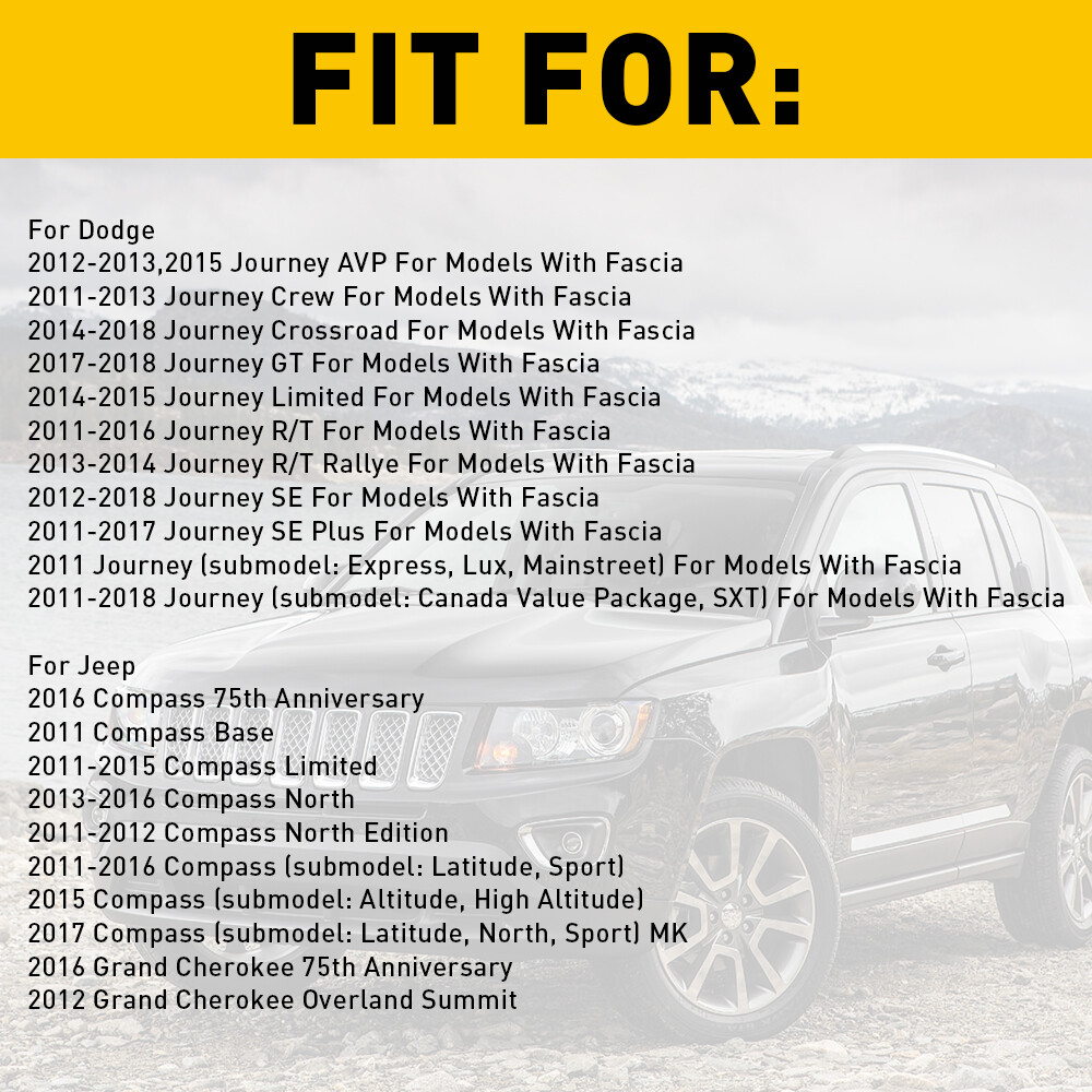 Reflector Light Right Passenger Side Bumper For Jeep Grand Cherokee 2011-18 EOA