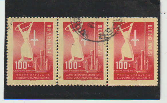 Yugoslavia Trieste Zone B 1-3a Used CV$65.