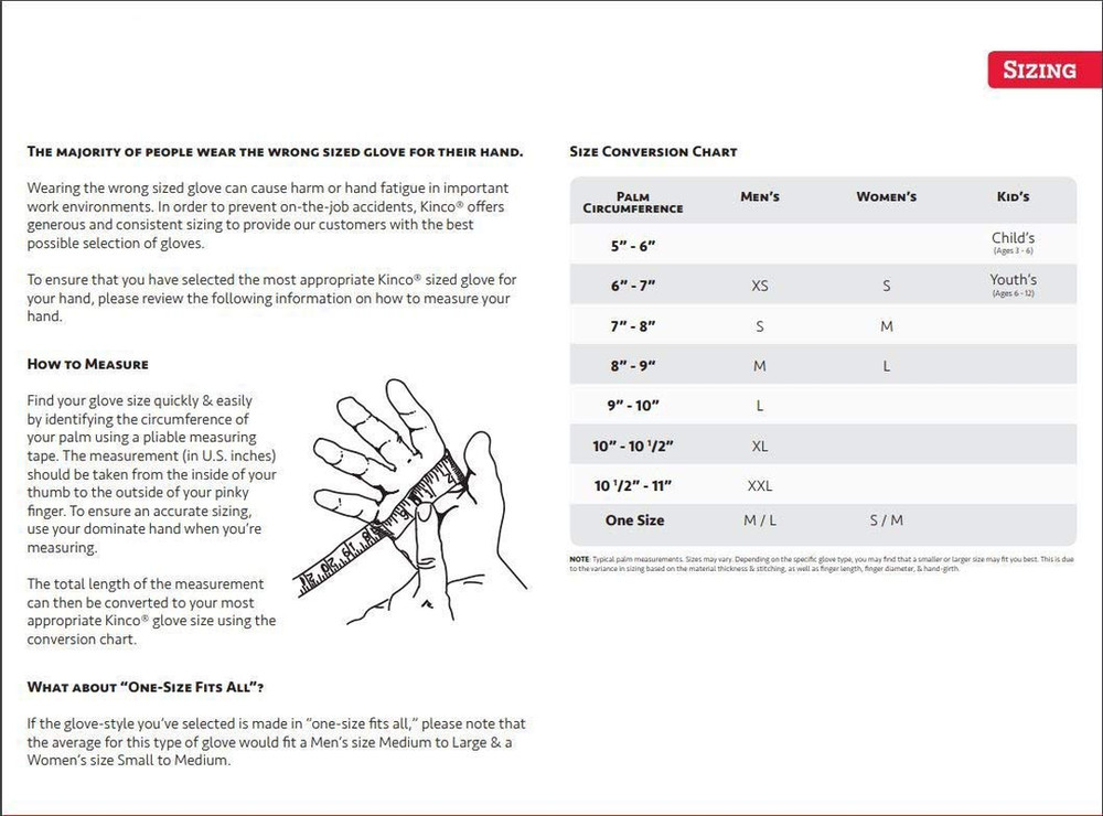Kids' Axeman® Lined Grain Leather Mitt