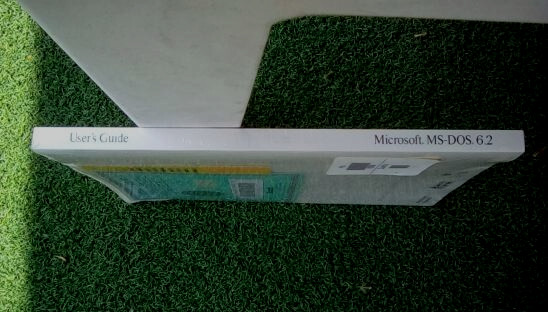 *SEALED* 1993 MICROSOFT WINDOWS MS-DOS 6.2 USER'S GUIDE - CERT OF AUTHENTICITY