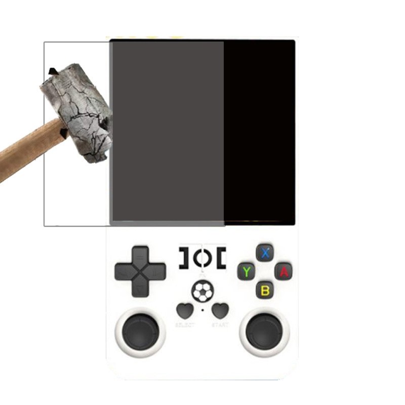 Tempered Glass Screen Protector Shield for R36Max Handheld Console Antiscratch