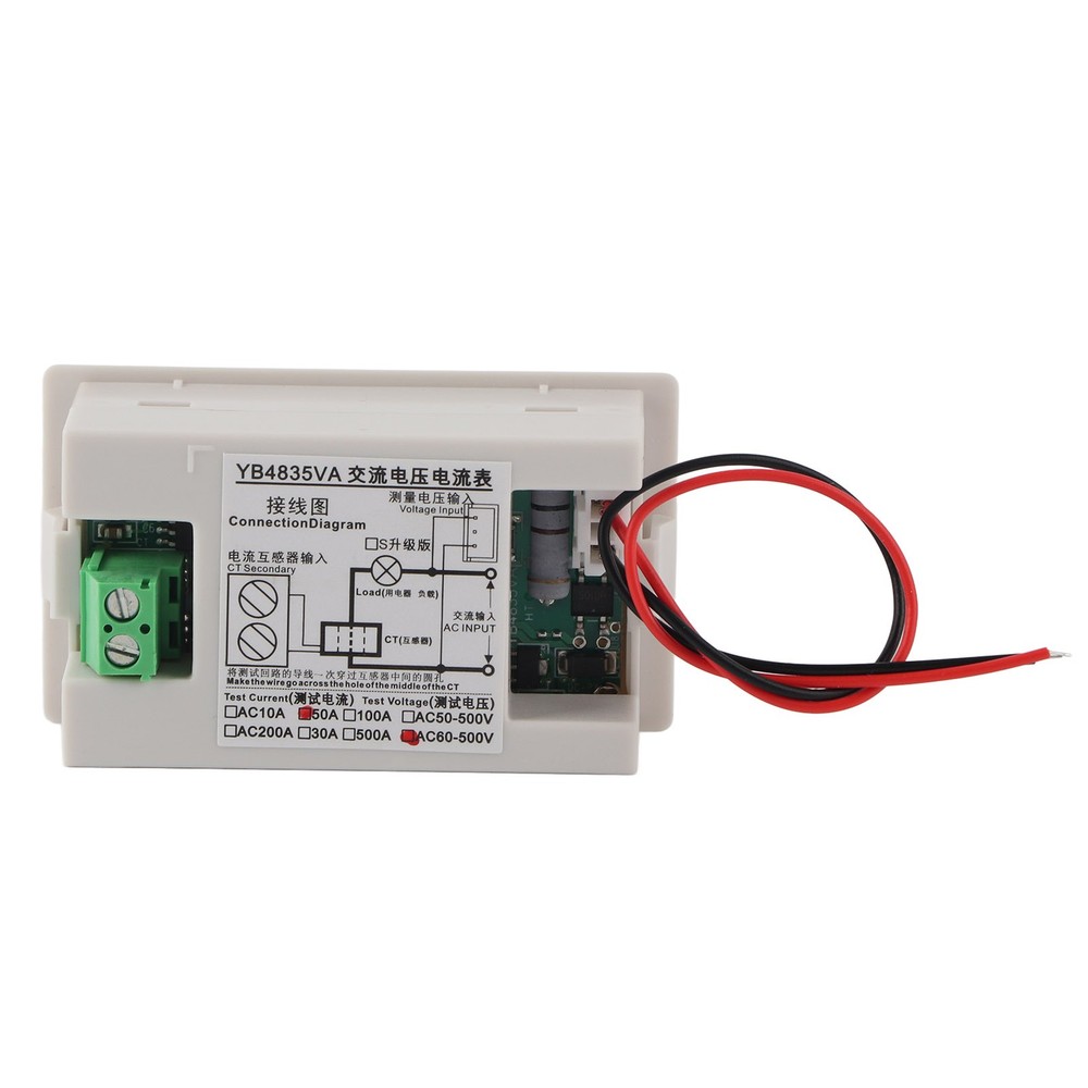 Sine Current Digital Display Meter Amperemeter Voltmeter Tool Part