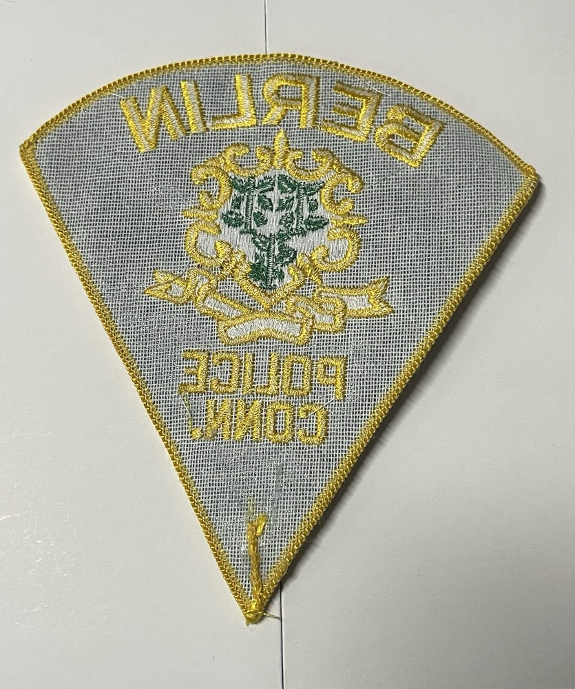 Connecticut Berlin Police Embroidered Patch