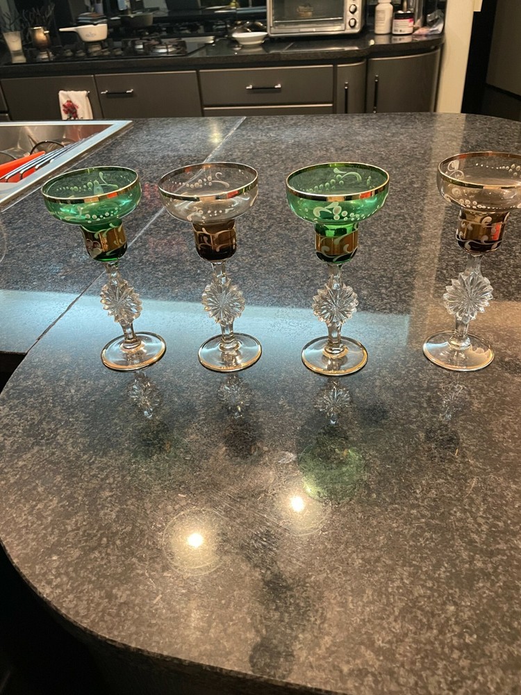 Murano candle sticks. 4 in excellent condition