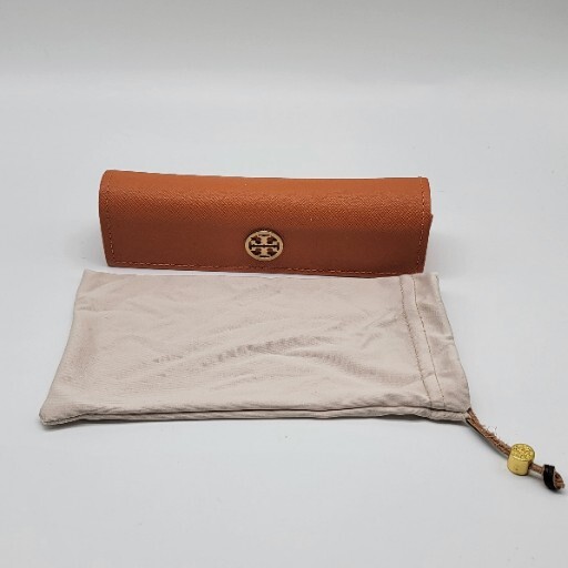 Tory Burch Orange Sunglasses Glasses Case + Cloth