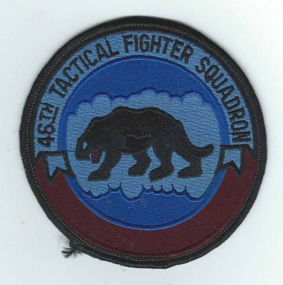 70's-80's 46 TACTICAL FIGHTER SQUADRON subdued patch