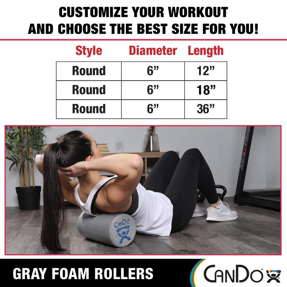 -30-2500 Plus Foam Roller, 6" X 36", Round