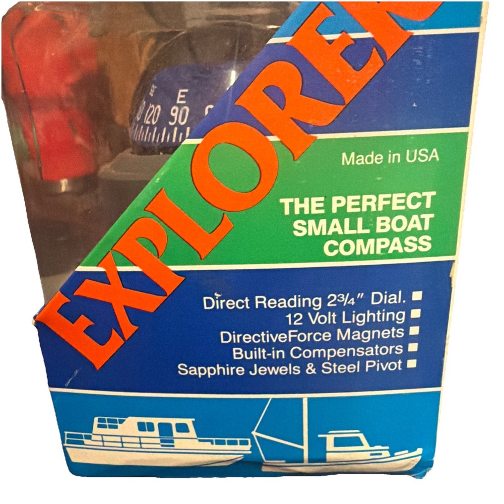 Ritchie S-53G Explorer Compass - Surface Mount Gray