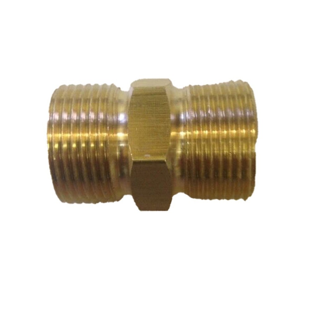 Solid Brass Pressure Washer M22 15mm X M22 15mmHose Connector Replacements
