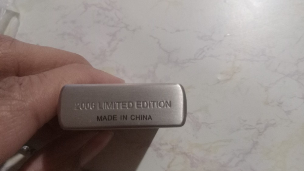 2006 Limited Edition Lighter Silver with Spade Playing Cards Suit