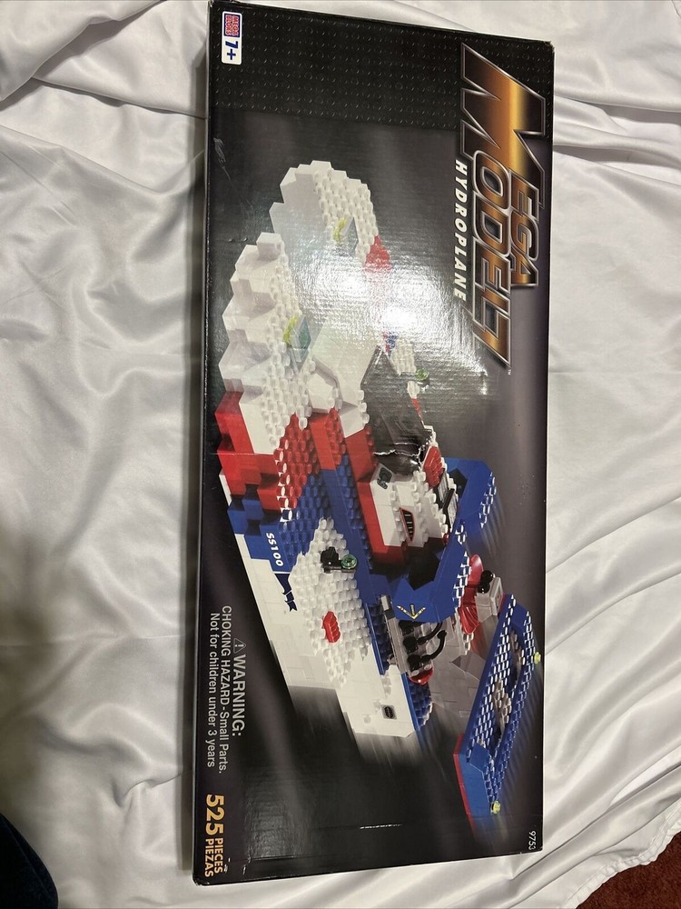 Mega Bloks Mega Modelz Hydroplane 525 Pieces