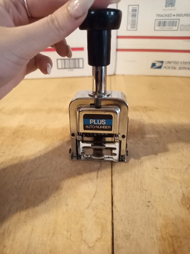 Plus Model A 6-wheel 8 Action Automatic Numbering Machine