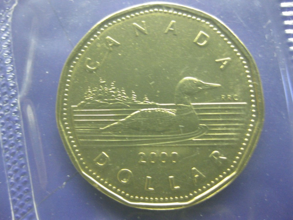 2000 Canadian Prooflike Loonie ($1.00)