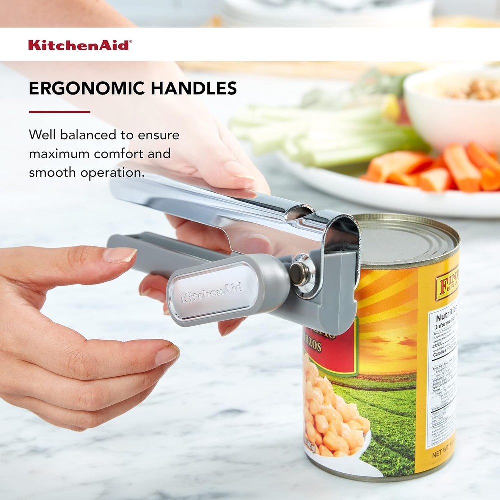 KitchenAid No Mess Multi Function Can Opener, One size, Gray