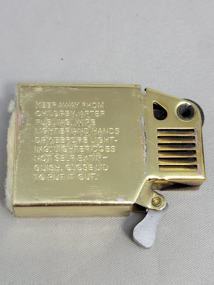 Ronson Wind II Windproof Lighter Flip Top Silver Stainless Vtg