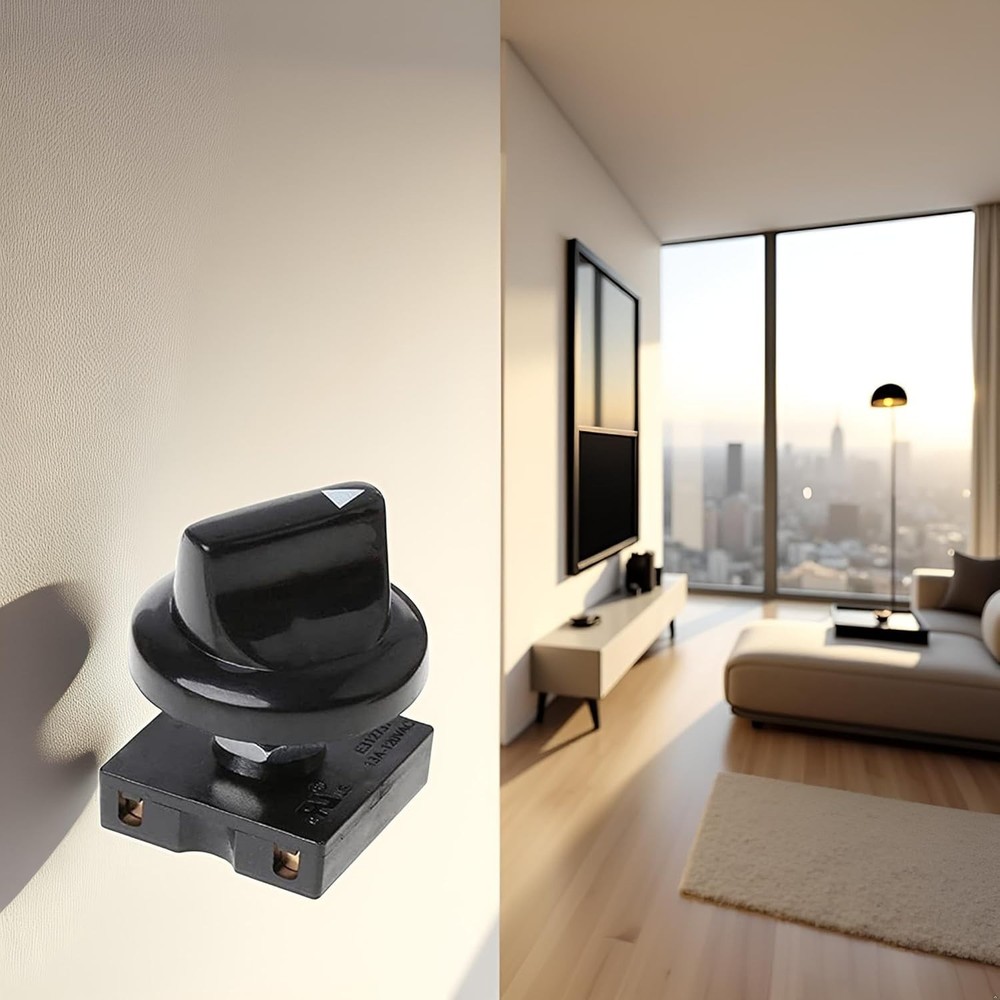 Compact 4-Position Rotary Fan Switch with 3-Speed Control for Easy Adjustment